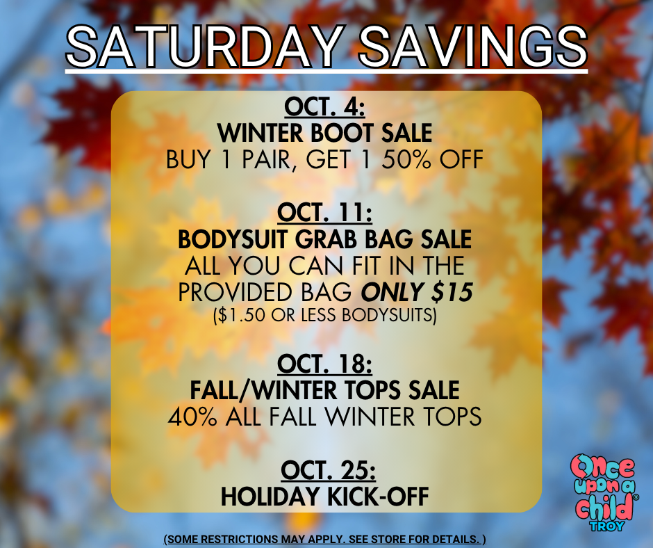 Saturday Savings